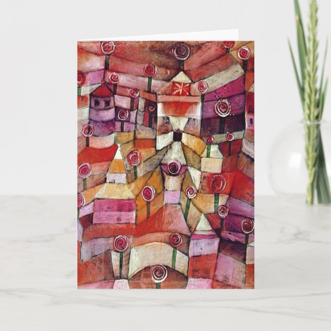 Paul Klee - Rose Garden Karte (Vorderseite)