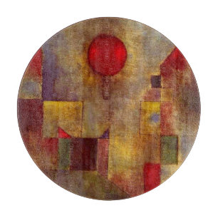 Paul Klee Rote Ballon Abstrakte Bunte Kunst  Schneidebrett