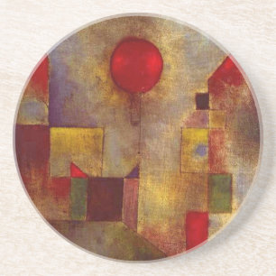 Paul Klee Roter Ballon Abstrakte Farbige Kunst Untersetzer