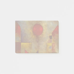 Paul Klee Rotes Ballon Abstrakt Farbige Kunst  Post-it Klebezettel