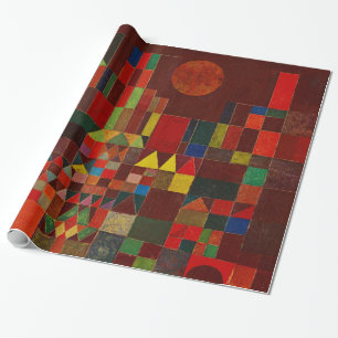 Paul Klee Schloss und Sonne Abstrakte Moderne Kuns Geschenkpapier