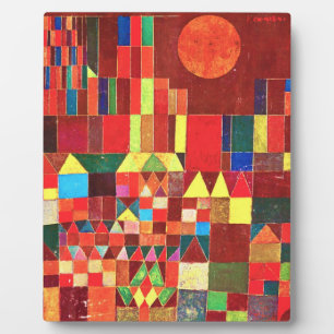 Paul Klee - Schloss und Sonne Fotoplatte