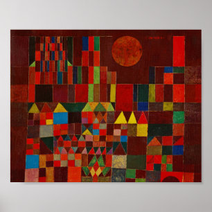 Paul Klee Schloss und Sonne Poster