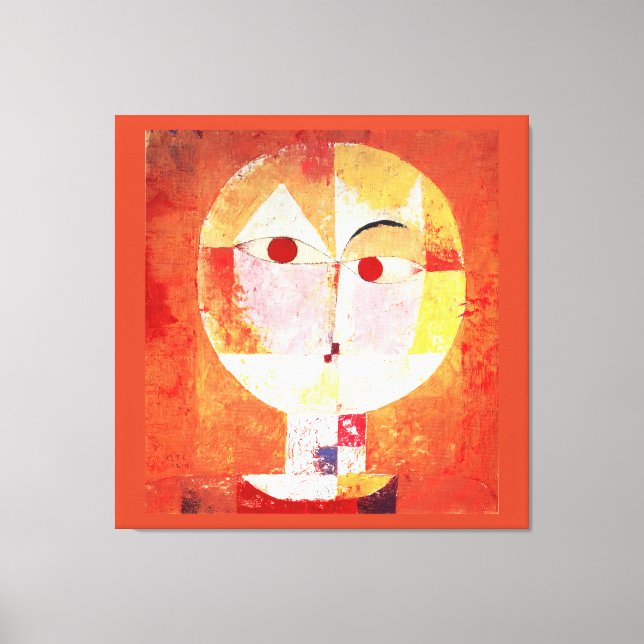 Paul Klee Senecio Leinwanddruck (Vorderseite)