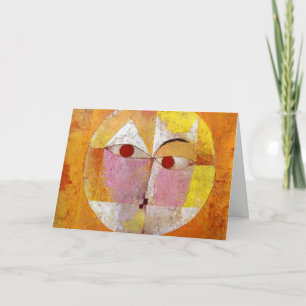 Paul Klee Senecio Painting Karte