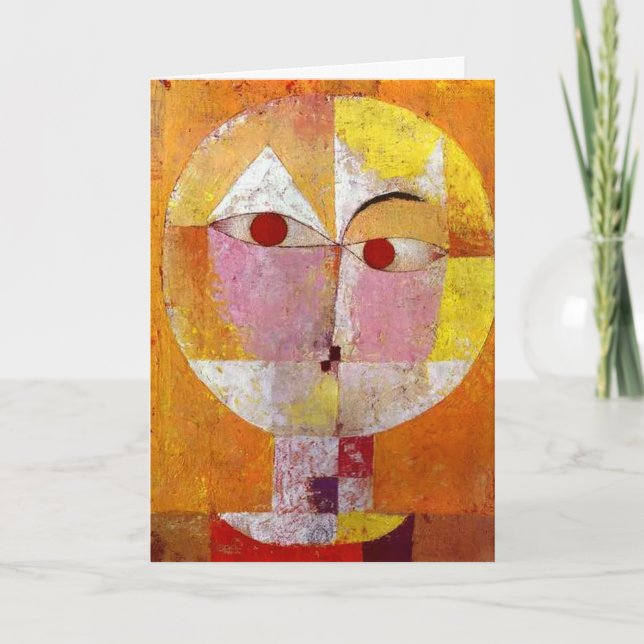 Paul Klee Senecio Painting Karte (Vorderseite)