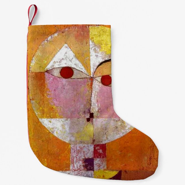 Paul Klee Senecio Painting Kleiner Weihnachtsstrumpf (Vorderseite)