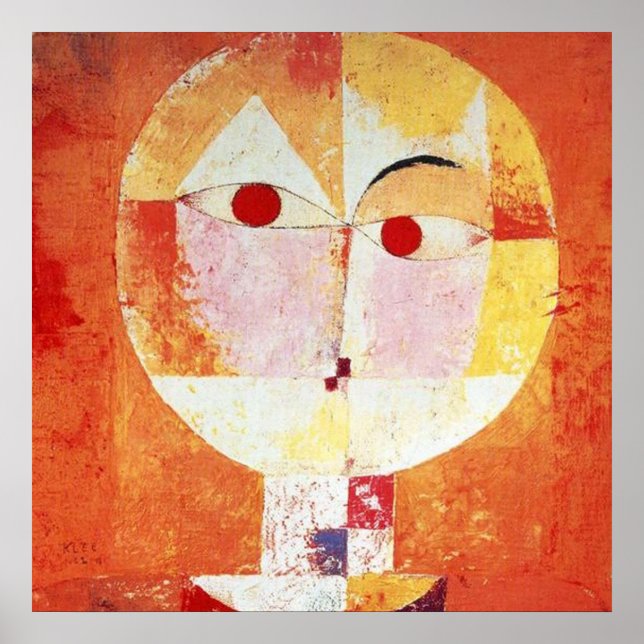 Paul Klee Senecio Poster (Vorne)