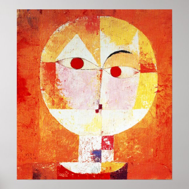 Paul Klee Senecio Poster (Vorne)