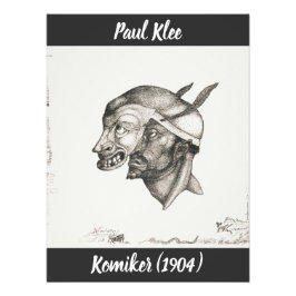 Paul Klee Sketch Komiker (Maske) Fotodruck
