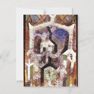 Paul Klee - Sommerhäuser Postkarte