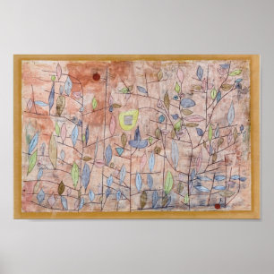 Paul Klee - Sparse foliage Poster