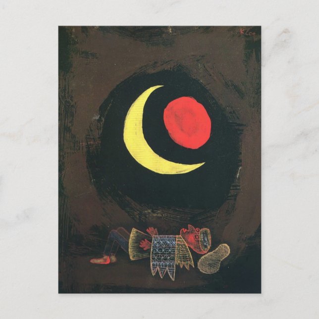 Paul Klee - Strong Dream Postkarte (Vorderseite)