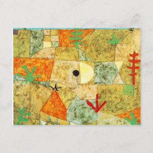 Paul Klee - Südliche Gärten Postkarte