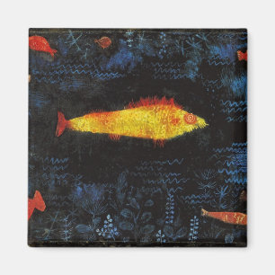 Paul Klee The Goldfish Vintage Wasserfarben Kunst Magnet
