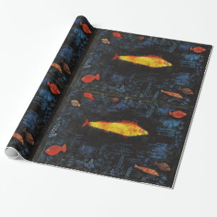 Paul Klee The Goldfish Vintage-Wasserfarbenkunst Geschenkpapier
