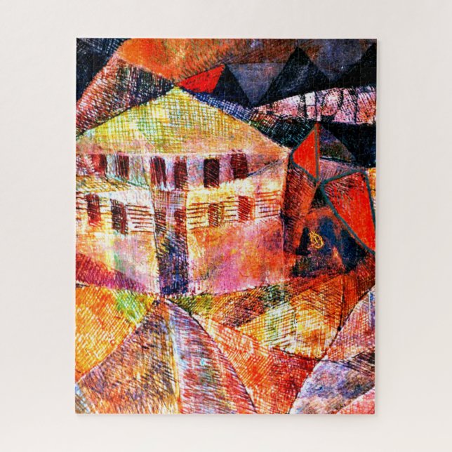 Paul Klee, The Hotel, Puzzle (Vertikal)