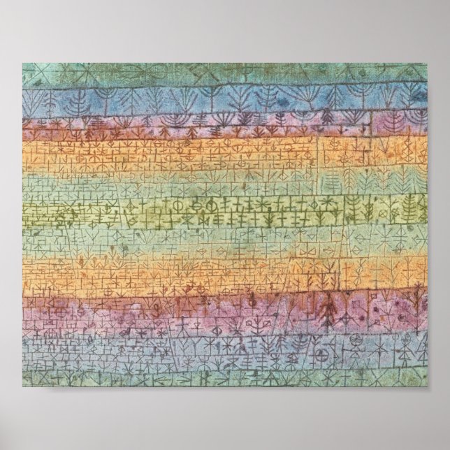 Paul Klee - Tree-Kinderzimmer Poster (Vorne)