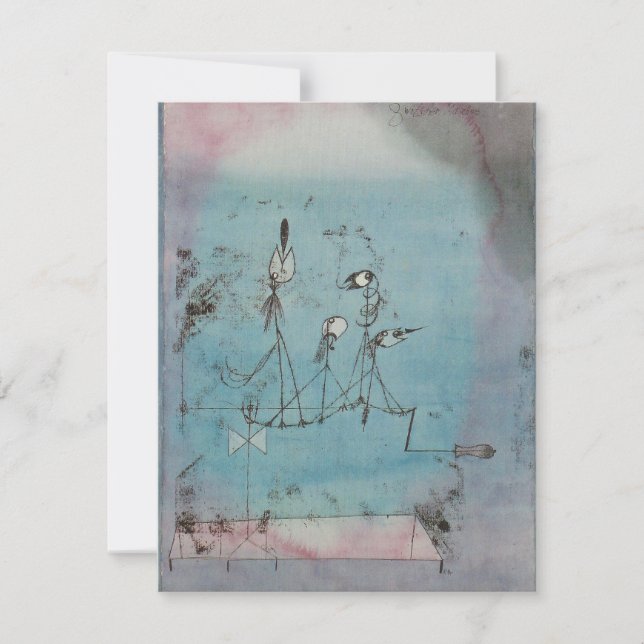 Paul Klee - Twitter Einladung (Vorderseite)