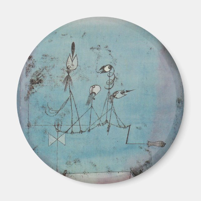 Paul Klee Twitter Machine Magnet (Vorne)