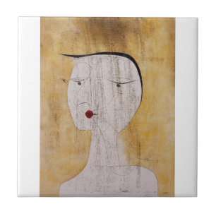 Paul Klee - Versiegelte Frau Fliese
