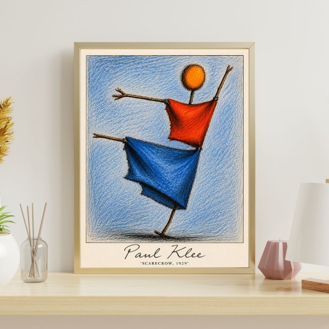 Paul Klee Vogelscheuchen-Poster Abstrakte modernis Poster (Von Creator hochgeladen)