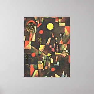 Paul Klee - Vollmond, berühmtes Bild, Leinwanddruck