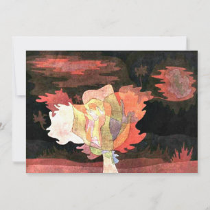 Paul Klee, Vor dem Schnee, Dankeskarte