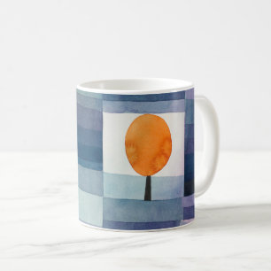 Paul Klee Vorbote des Herbstes Blau Moderne Abstra Kaffeetasse