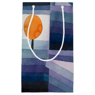 Paul Klee Vorbote des Herbstes Blau Moderne Abstra Kleine Geschenktüte