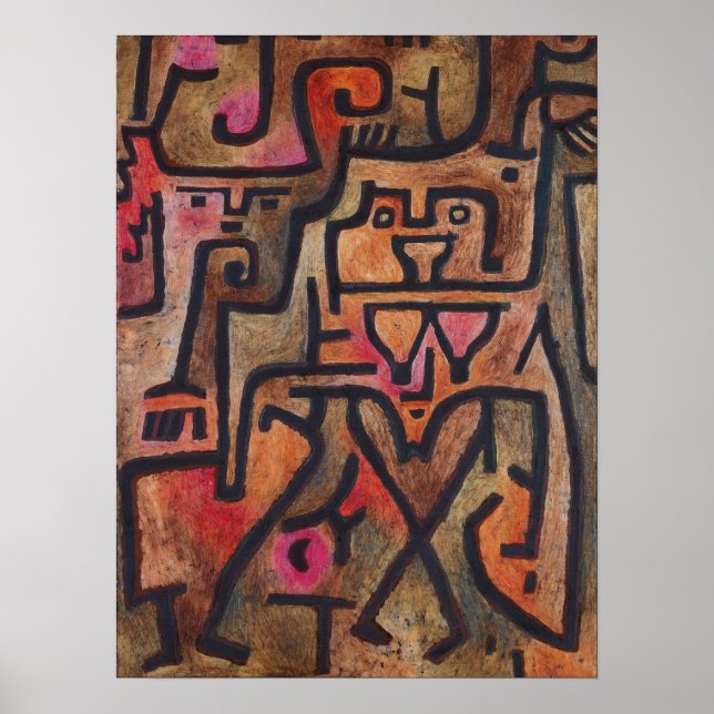 Paul Klee - WaldHexen Poster (Vorne)