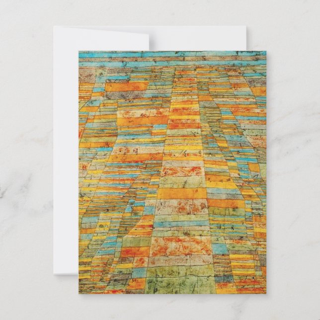 Paul Kleelandstraßen-und -seitenweg-Einladungen Einladung (Vorderseite)