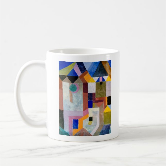 Paul Klees "Colorful Architecture (1917)" Kaffeetasse (Links)