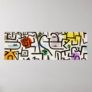 Paul Klees Reicher Hafen Poster