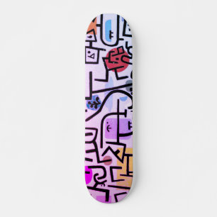 Paul Klees reichhaltiger Hafen - Coole Vintage Abs Skateboard