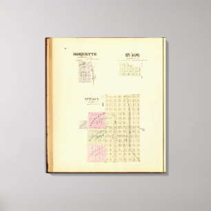 Paul, Marquette und St. Joe, Nebraska Leinwanddruck