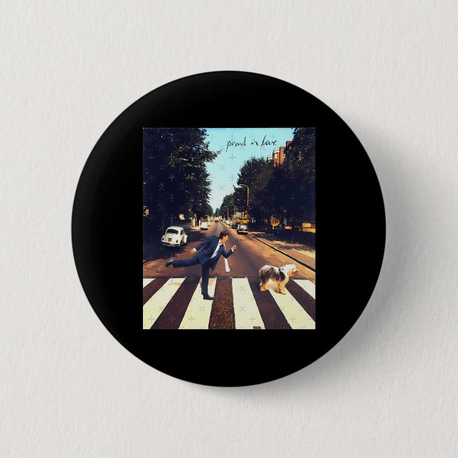 Paul Mccartney Sticker1 Button (Vorderseite)