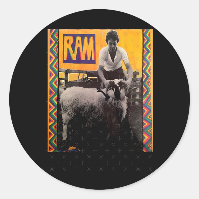 Paul Mccartney Sticker4 Runder Aufkleber (Vorderseite)