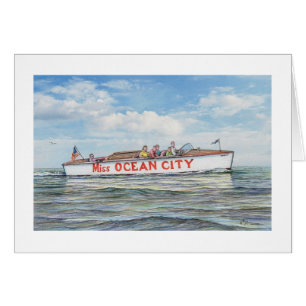 Paul McGehee (1941) Karte "Fräulein-Ocean City"