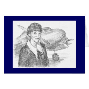Paul McGehee "Amelia Earhart" Karte