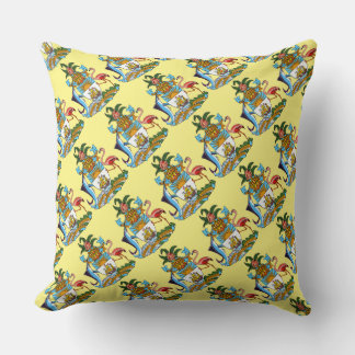 Paul McGehee "Bahamas-Wappen" Pillow Kissen