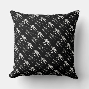 Paul McGehee "Black Bart's Flag" Pirate Pillow Kissen