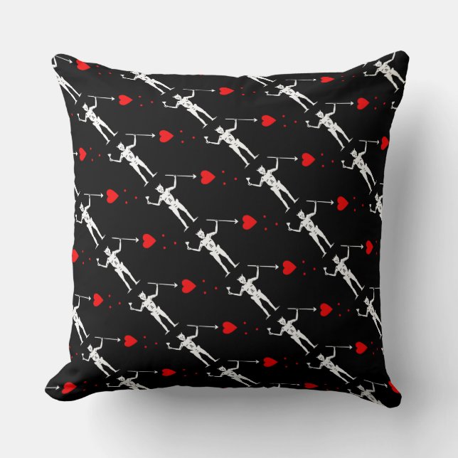 Paul McGehee "Blackbeard's Flag" Pirate Pillow Kissen (Vorderseite)