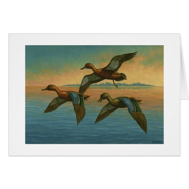 Paul McGehee "Cinnamon Aquamarin" Karte (Vorderseite (Horizontal))