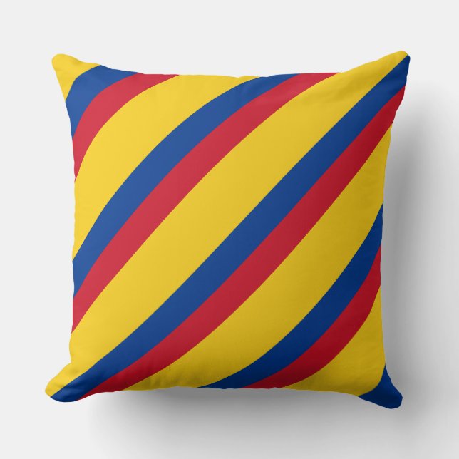 Paul McGehee "Colombia Flag" Kissen (Vorderseite)