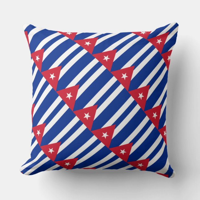 Paul McGehee "Cuban Flag" Kissen (Vorderseite)
