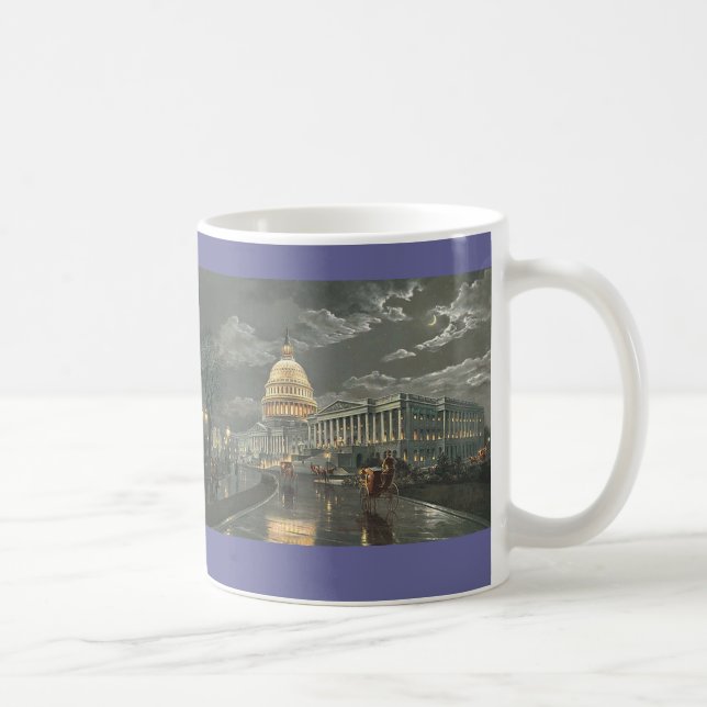 Paul McGehee "die Hauptstadt durch Mondschein" Kaffeetasse (Rechts)