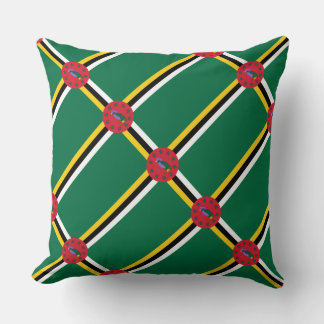 Paul McGehee "Dominica Flag" Kissen