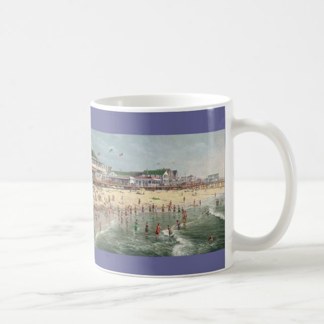 Paul McGehee "ein Rehoboth Strand-Gedächtnis-" Kaffeetasse (Rechts)