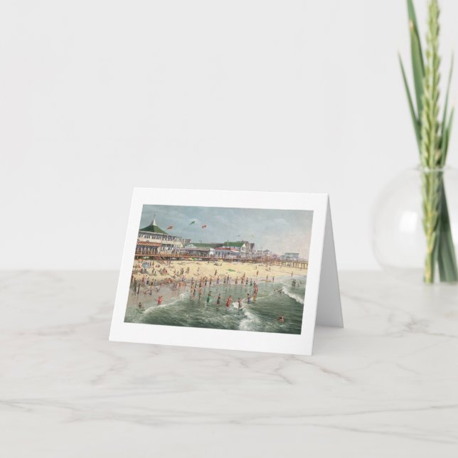 Paul McGehee "ein Rehoboth Strand-Gedächtnis-" Karte (Vorderseite)